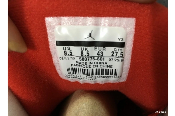 3 JORDAN RETRO AIR 580775-601 88 580775-601 1002